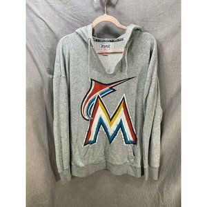 Miami Marlins MLB Victoria´s Secret Pink Sweater Womens M Gray Hoodie Ladies.